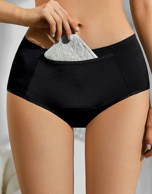 AFIFAH LINGERIE_Buy 2 Get 1 Free Special Bumper Offer Imported Soft Material 4 Layered Leak Proof Period Panty for Heavy Flow