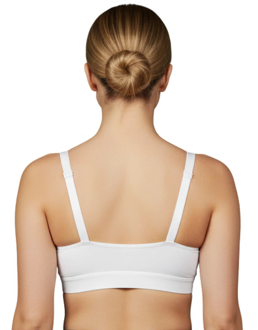 AFIFAH LINGERIE_DOUBLE LAYERED SIDE SUPPORT NURSING BRA -WHITE