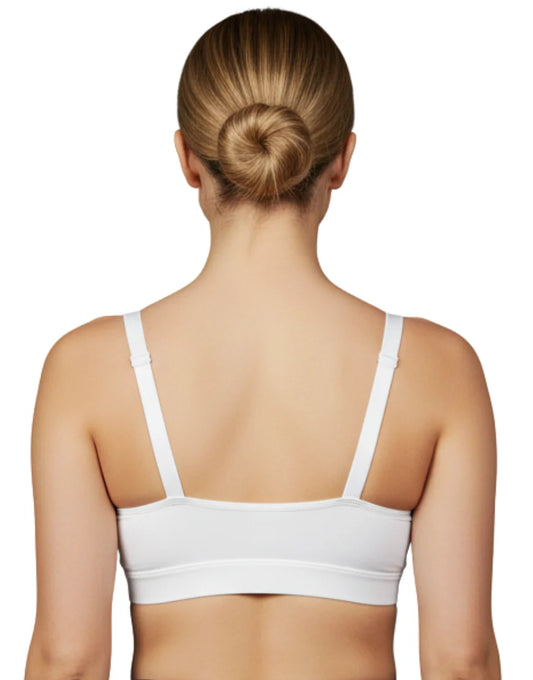 AFIFAH LINGERIE_DOUBLE LAYERED SIDE SUPPORT NURSING BRA -WHITE