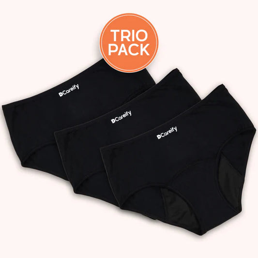 AFIFAH LINGERIE_Buy 2 Get 1 Free Special Bumper Offer Imported Soft Material 4 Layered Leak Proof Period Panty for Heavy Flow