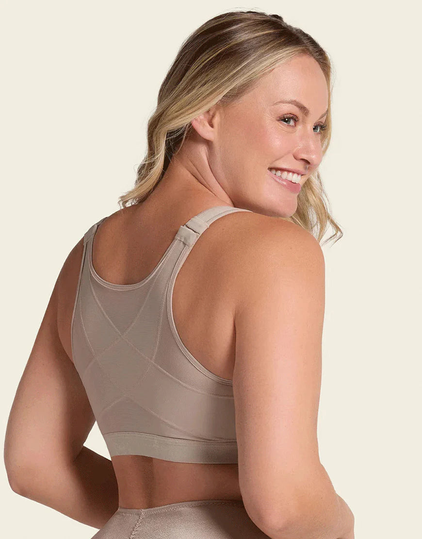 AFIFAH LINGERIE _Leonisa Unlined Wireless Posture Corrector Bra-SKIN