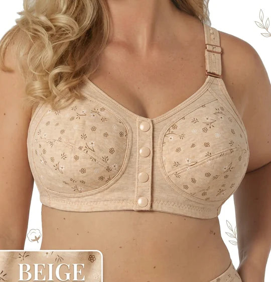 New Anti Sagging Front Open Cooling Cotton Bra