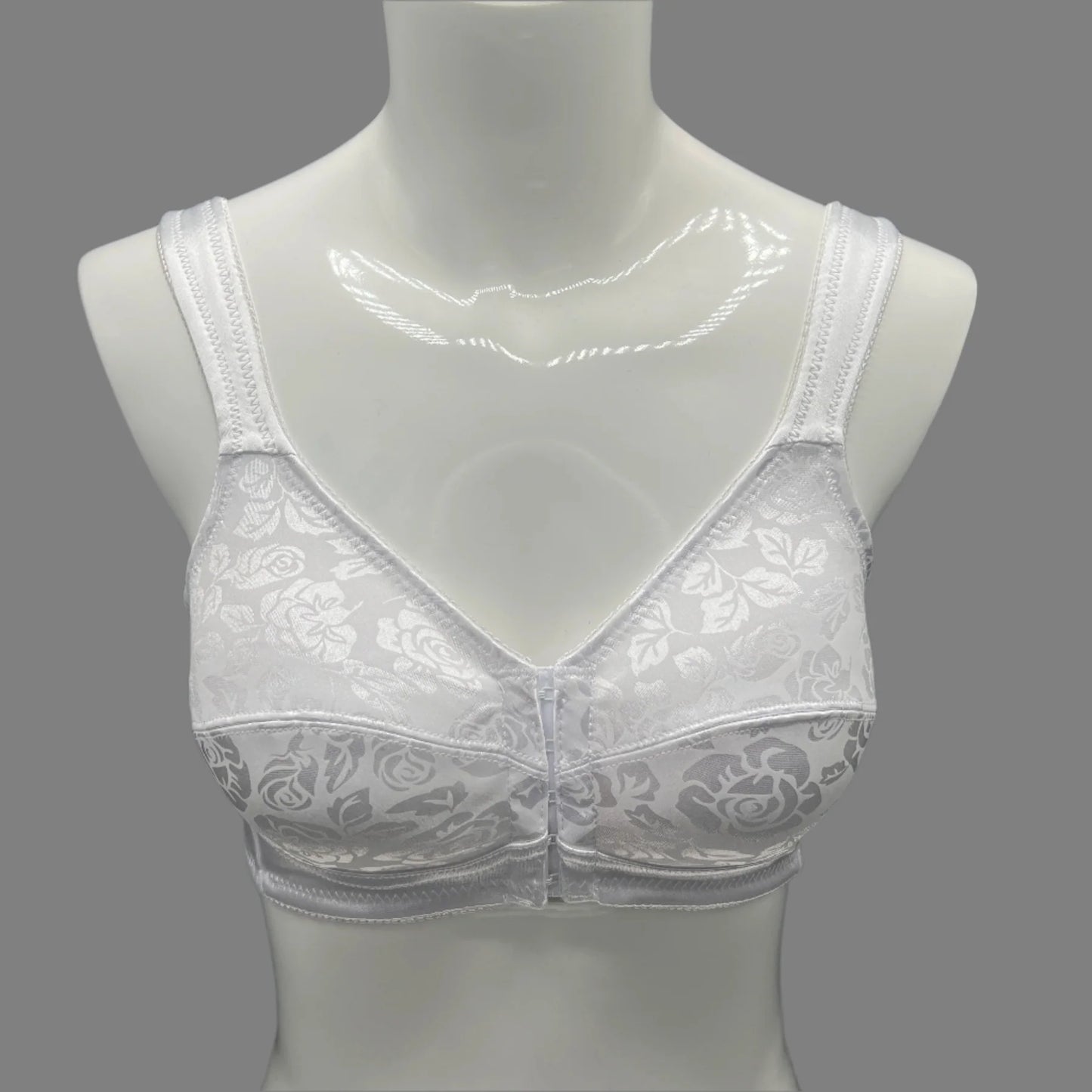 AFIFAH LINGERIE _FRONT OPEN MINIMIZER BRA-WHITE