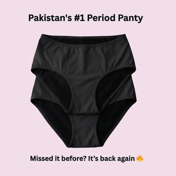 AFIFAH LINGERIE_Buy 2 Get 1 Free Special Bumper Offer Imported Soft Material 4 Layered Leak Proof Period Panty for Heavy Flow
