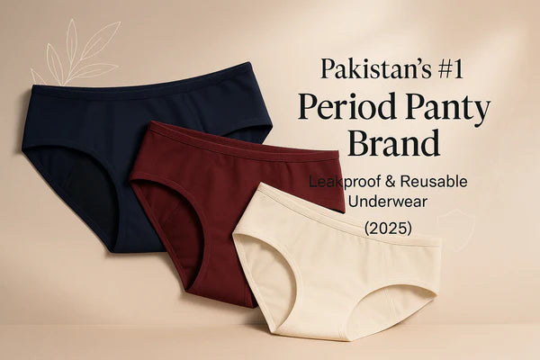 AFIFAH LINGERIE_Buy 2 Get 1 Free Special Bumper Offer Imported Soft Material 4 Layered Leak Proof Period Panty for Heavy Flow